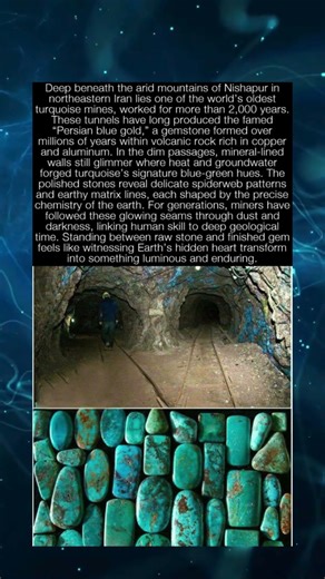 Persian Blue Gold: Inside the Ancient Turquoise Mines of Nishapur! #shorts