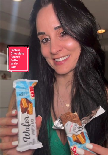 These Genius Gourmet chocolate peanut butter wafer bars are made with Skippy peanut butter and they are sooooooo good. You have the crispy wafer and the yummy peanut butter and chocolate. And you get 15 grams of protein. Grab a box and save them for days you’re having a sweet tooth!!!💙💙On sale now!💙💙🚨🚨Click the shopping cart to order!💙💙🚨🚨 #geniusgourmet #geniusgourmetproteinbars #geniusgourmetwaferproteinbars #proteinsnacks #tiktokshopcreatorpicks