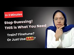 What’s the Difference Between Training, Fine-Tuning and RAG AI?