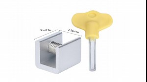 10 Set Aluminum Sliding Door and Window Lock, Sliding Window Safety Lock Aluminum Alloy Slide Security Lock Stopper with Keys Adjustable Sliding Window Locks for Home and Office - Amazon.com