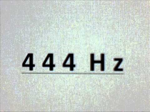 A 444 Hz Piano tuning frequency.