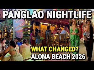 Philippines BEST Nightlife on PANGLAO ISLAND 2026! 🇵🇭 Alona Beach - Restaurants, Bars, Food Prices!