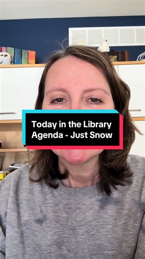 Library Agenda Canva slide presentation #schoollibrarian #library #agenda #canva #todayinthelibrary