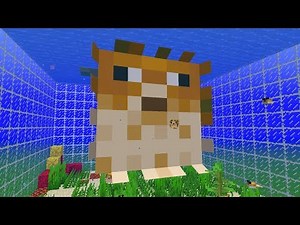 Minecraft | Cursed Images 28 (Extremely Inflated Pufferfish)