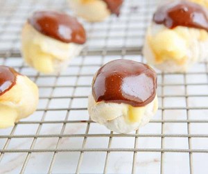 Air Fryer Boston Cream Donut Holes