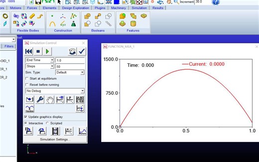 Adams基础教程一个小球的抛物仿真