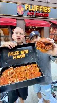 Is this the best fried chicken in NYC? 📍 Fluffies #friedchicken #chicken