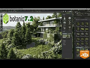 How to use botaniq 7.2 🌿 Blender 5.1 Full Tutorial 🌲 700+ Trees, Grass, & Scatter Presets 🌳