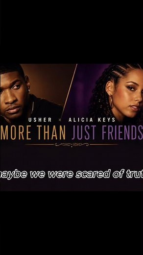 Usher ft Alicia Keys – More Than Just Friends | Soulful R&B Love Song (Official Lyrics Video)