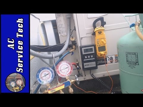 R-22 Refrigerant Charging an Older System with a Capillary Tube Metering Device & Confirming Charge!