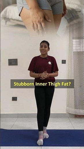 Stubborn Inner Thigh Fat Workout | Tone & Strengthen Your Inner Thighs at Home #yoga