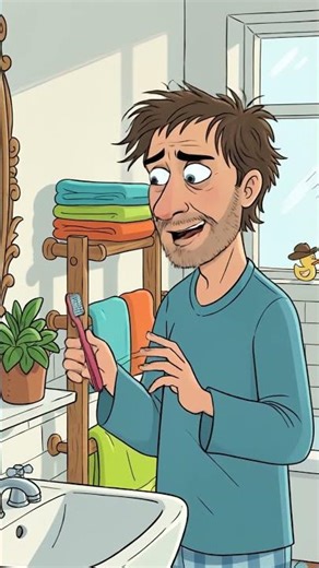 Mirror Has Some HARSH Reality Checks #funny #animation #relatable