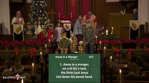 Merry Christmas! We are 🅻🅸🆅🅴. Join us. | Baldwin First UMC