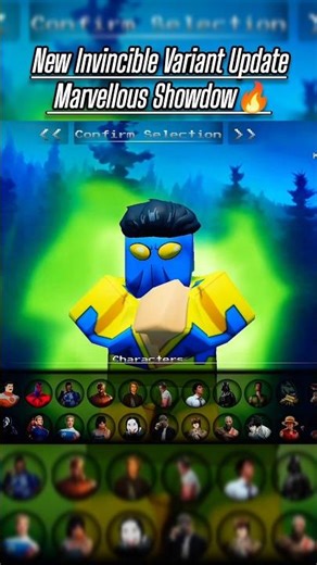 New Invincible Variant Upd in Marvellous Showdown🥶🔥#roblox #invincible #shorts