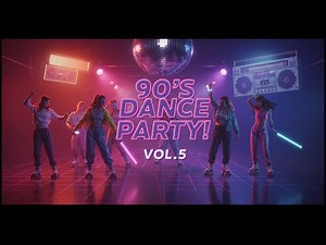 🕺🪩 90’s RETRO DANCE PARTY VOL.5 #90sDanceParty #RetroVibes #90sThrowback #NostalgiaTrip #BoomboxBeat