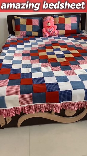 529K views · 10K reactions | old jeans upcycling #bedsheet #reels #sewing ♻ | Artefact | Facebook