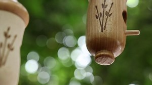 Hummingbird House for Outside 2022 Wooden Hummingbird House for Outside Indoor Hanging Hummingbird Swing Nest for Hummingbird Houses Garden Decor (3pc A+C+E)