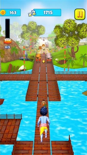 Little 🦚Krishna run🏃💨!! #gaming #gzpgame