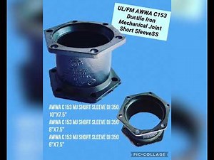 UL/FM AWWA C153 Ductile Iron Mechanical Joint Short SleeveSS #NAPPCO 납코서울상사
