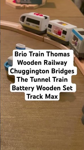 Brio Train Thomas Wooden Railway Chuggington Bridges Tunnel Track Set Train Battery Wooden Toys Max