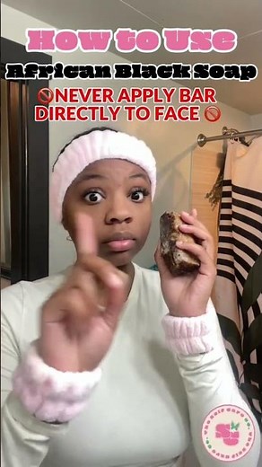 How to use African Black Soap #hyperpigmentation #blackskincare #acnetreatment #skincare #acnescars