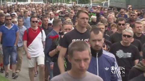 Belarus protester found hanging from tree