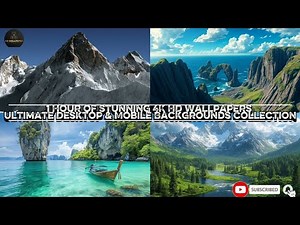1 Hour of Stunning 4K HD Wallpapers | Ultimate Desktop & Mobile Backgrounds Collection