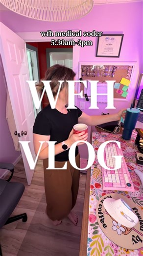 Work dayyyyy as a remote medical coder No meetings today! Lots of JUST CODING 🤓 #medicalcoder #remote #wfh #workfromhome #workvlog