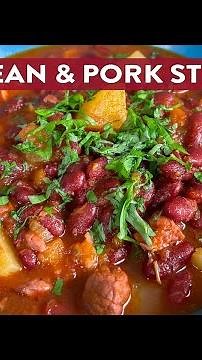 Bean & Pork Stew | The perfect homemade comfort dinner