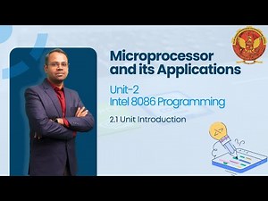 2.1 Introduction to Intel 8086 Programming | EC501 |