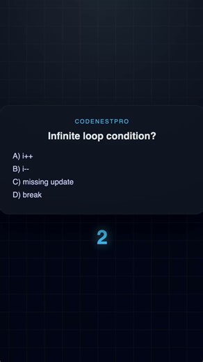 Which Case Causes Infinite Loop? ⚠️ | MCQ