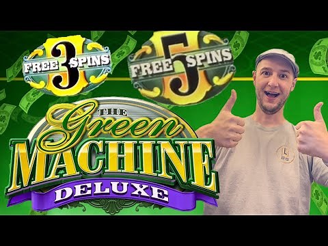 The Green Machine Deluxe Slot is a Winner!