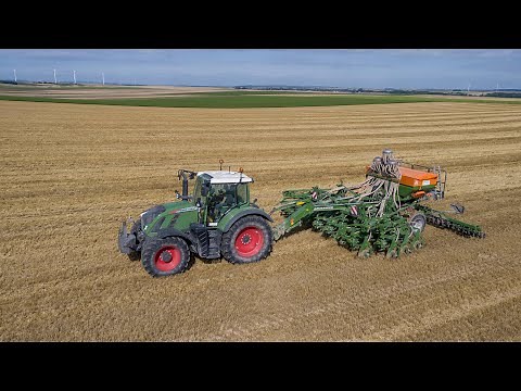 Semis direct - Semoir Amazone Primera 6 mètres - Fendt 724