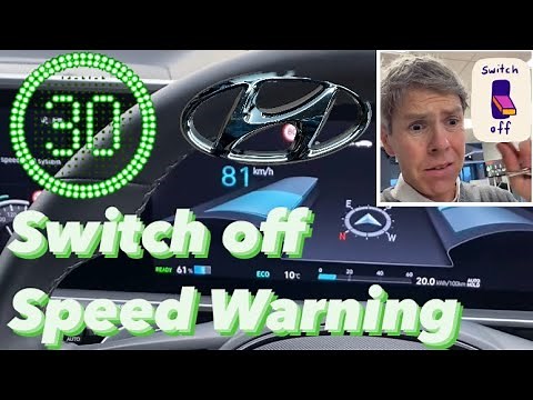 Fastest way to switch off intelligent speed limit assist warning on 2024 Hyundai