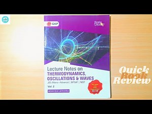 Lecture Notes on Thermodynamics, Oscillation & Waves- Physics Galaxy review #physicsgalaxy