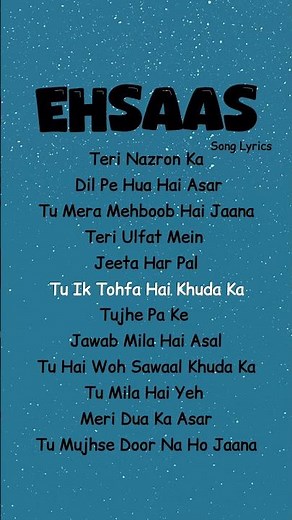 🎤TRY WITH YOUR OWN VOICE || EHSAAS (FAHEEM ABDULLAH) SONG LYRICS🥀❤️#song#lyrics#songlyrics#ownvoice