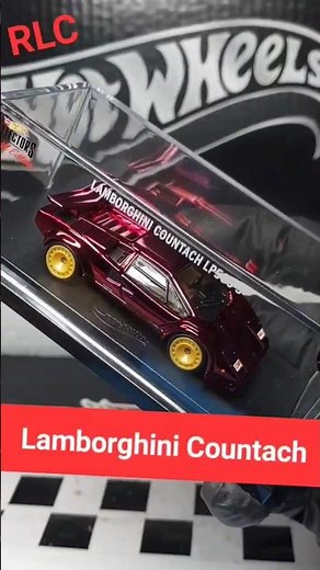 Hot Wheels RLC Lamborghini Countach LP500S RED first edition #hotwheels #lamborghini #diecast #cars