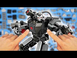 LEGO War Machine Mech Armor & Iron Man Build | Epic Unofficial Set Comparison!