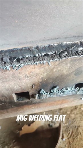 Mig welding technique 1g #migwelding #weldingequipment #short #tranding #welder #weld