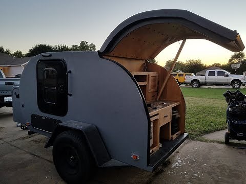 TEARDROP TRAILER BUILD - GALLEY HATCH