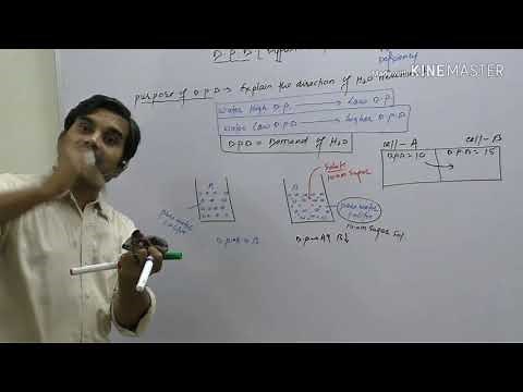 DPD{Diffusion Pressure Deficit} : Transport in plants
