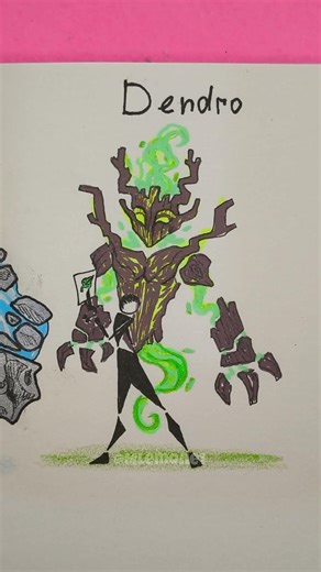 How to Draw Stickman Golems! 💧🌿🔥 (Hydro, Dendro, Pyro) #drawing #sketch #tutorial #shorts