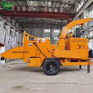 [Hot Item] Factory Price Diesel Engine Towable Tree Branch Wood Chipper Wood Crushing Machine