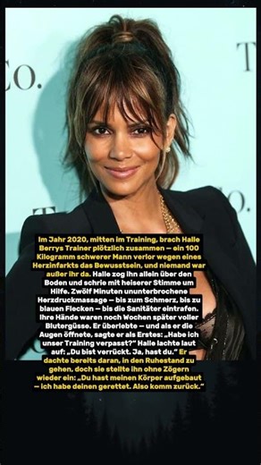 Wie Halle Berry ihrem Trainer das Leben rettete