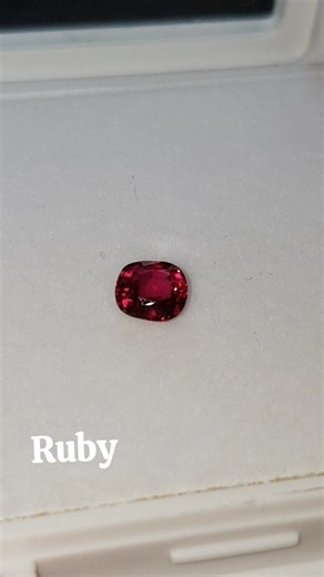 Natural Ruby: 0.89 Carat GIA Certified Gemstone