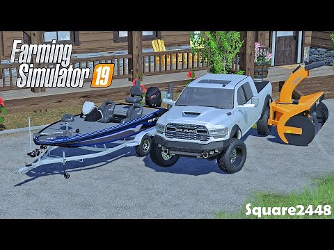 I Bought A NEW Bass Boat! | New Snow Blower | Dirt Track Fun | Ranch Homeowner Series | FS19
