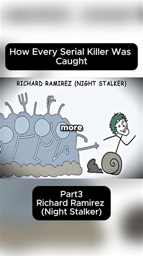 How Every Serial Killer Was Caught: Part3, Richard Ramirez (Night Stalker) #explain #trending #viral #tiktok