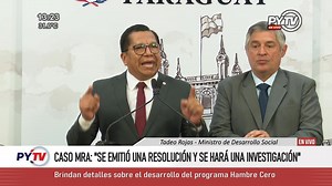 ▶Programa Hambre Cero: Caso MRA "Es una lástima la actitud de esta señora porque no entregó las actas de la situación, consideramos un daño profundo que está creando al Programa Hambre Cero" 🗣 Tadeo Rojas - Ministro de Desarrollo Social 📺 www.paraguaytv.gov.py/ | Paraguay TV