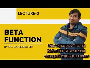 Beta Function (Part-1) - Definition and Properties || Integral Calculus
