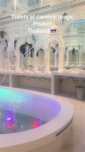 Amazing Toilets at Carnival Magic in Phuket